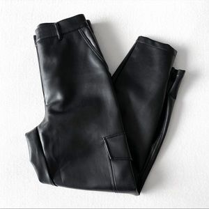 Wilfred Free leather cargo pants